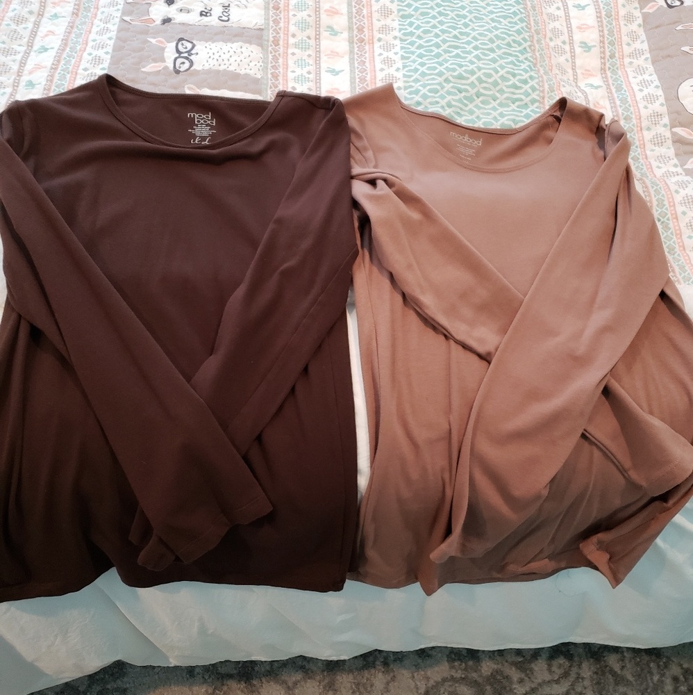 Mod Box Long sleeve Basics 2 pack!
